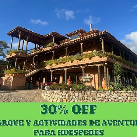 Hotel, Bungalows, Chalet Y Cabanas Aventura Park Villa De Leyva La Periquera Eksteriør billede