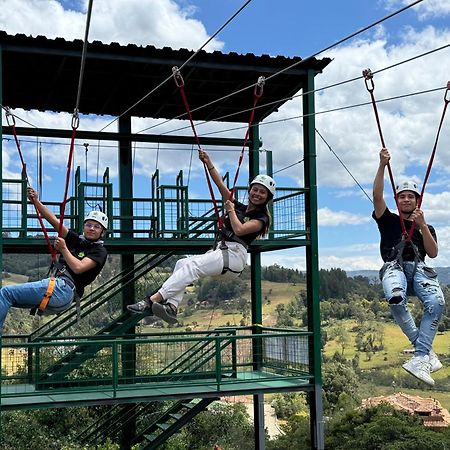 Hotel, Bungalows, Chalet Y Cabanas Aventura Park Villa De Leyva La Periquera Eksteriør billede