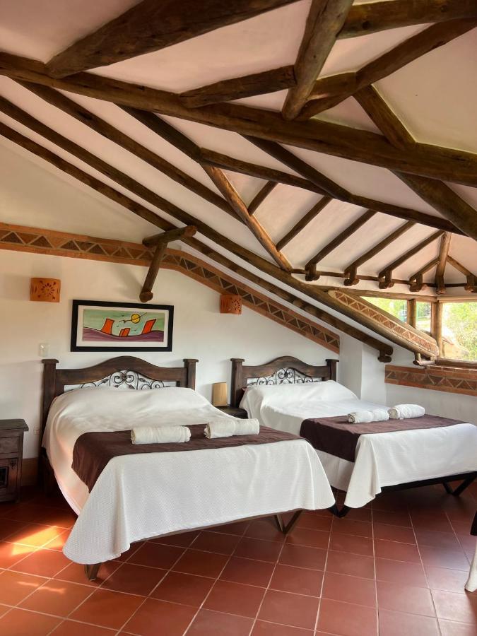 Hotel, Bungalows, Chalet Y Cabanas Aventura Park Villa De Leyva La Periquera Eksteriør billede
