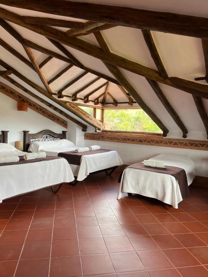 Hotel, Bungalows, Chalet Y Cabanas Aventura Park Villa De Leyva La Periquera Eksteriør billede