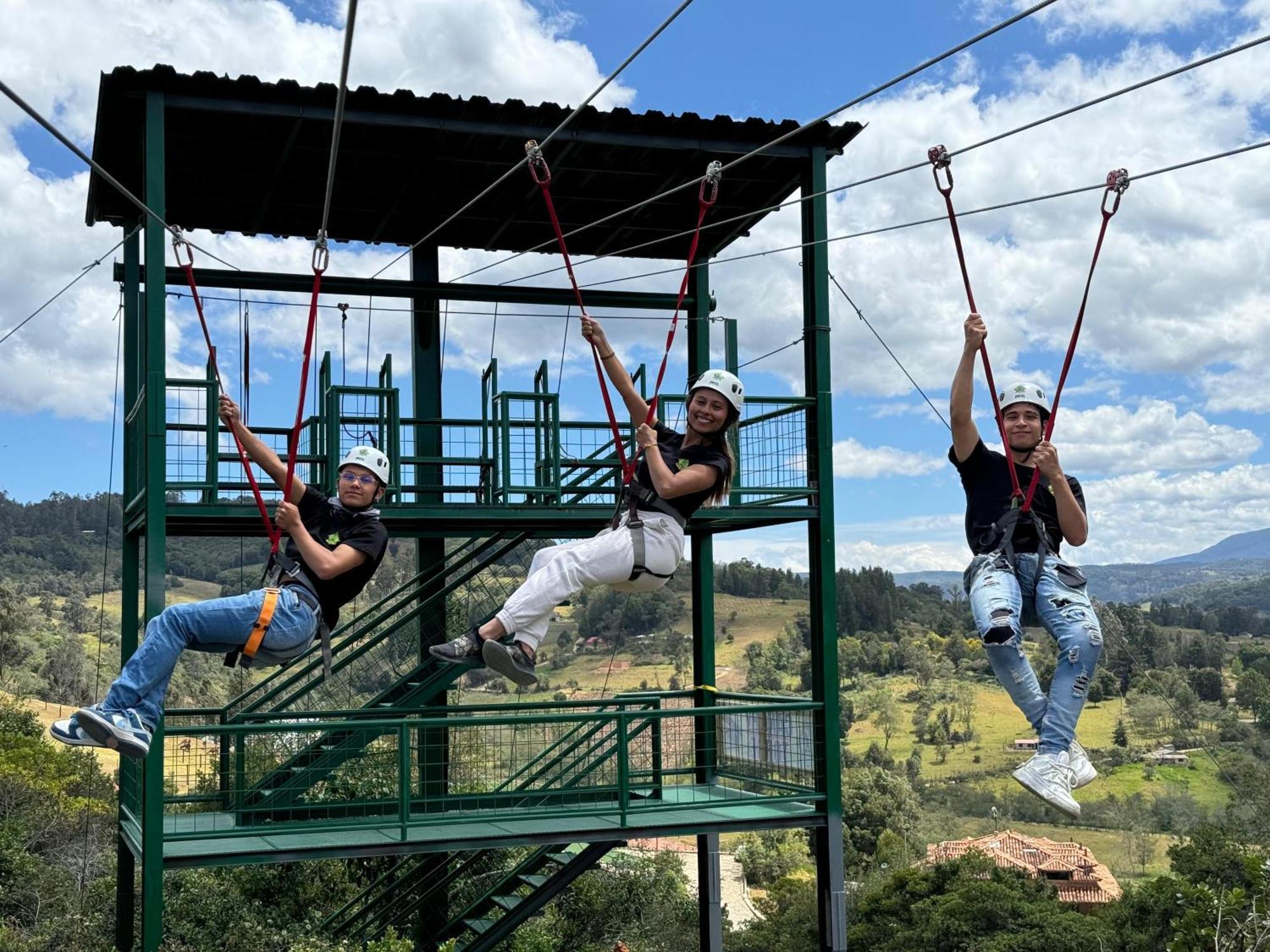 Hotel, Bungalows, Chalet Y Cabanas Aventura Park Villa De Leyva La Periquera Eksteriør billede