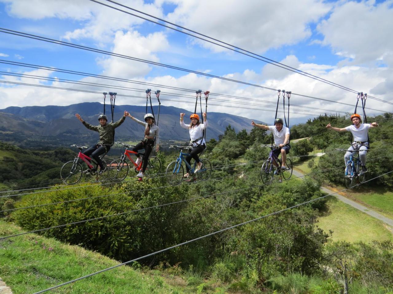 Hotel, Bungalows, Chalet Y Cabanas Aventura Park Villa De Leyva La Periquera Eksteriør billede